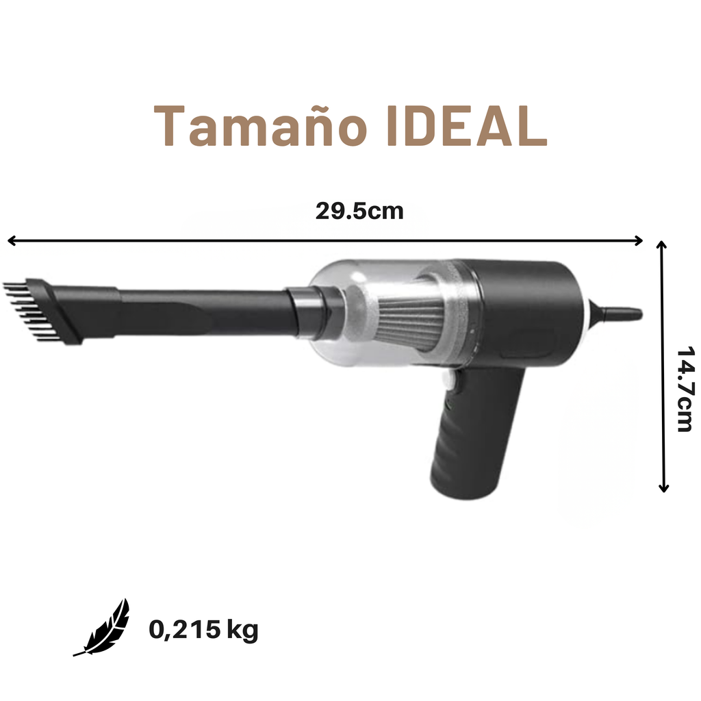 Mini aspiradora portátil adaptable