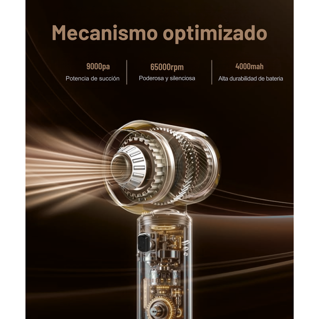 Mini aspiradora portátil adaptable